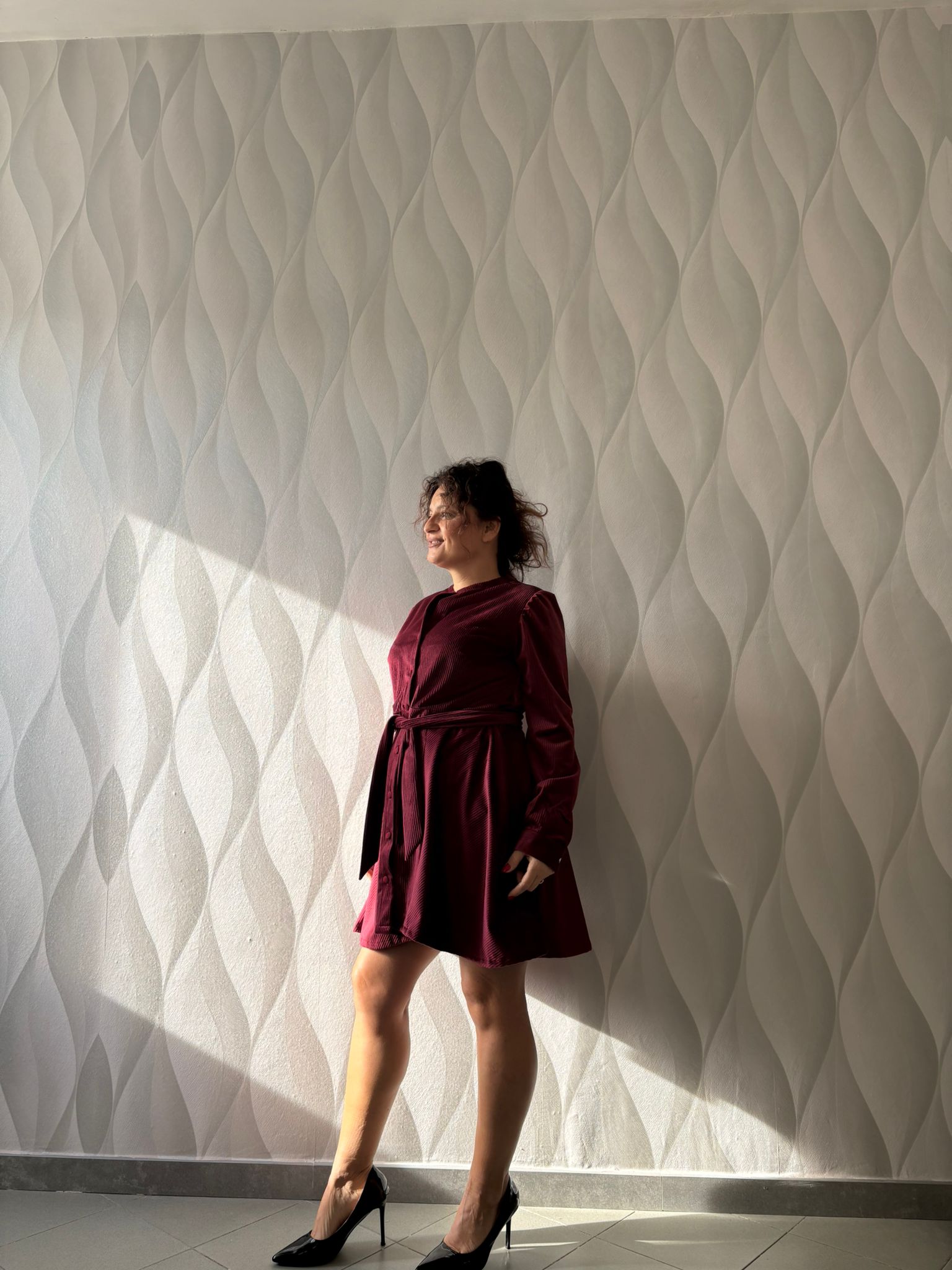 Chemisier corto - velluto a costine